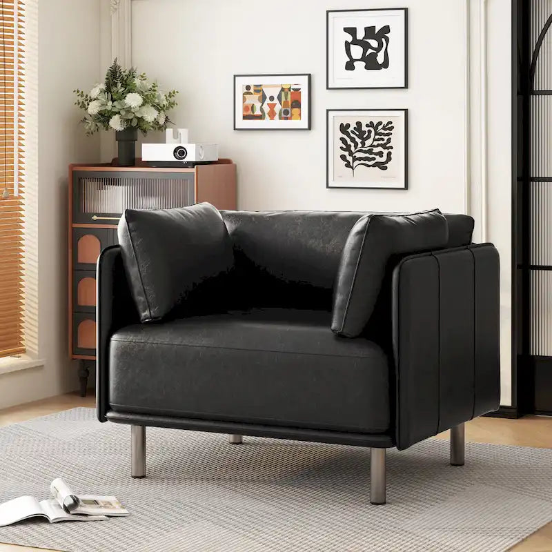 fauteuil inclinable en similicuir