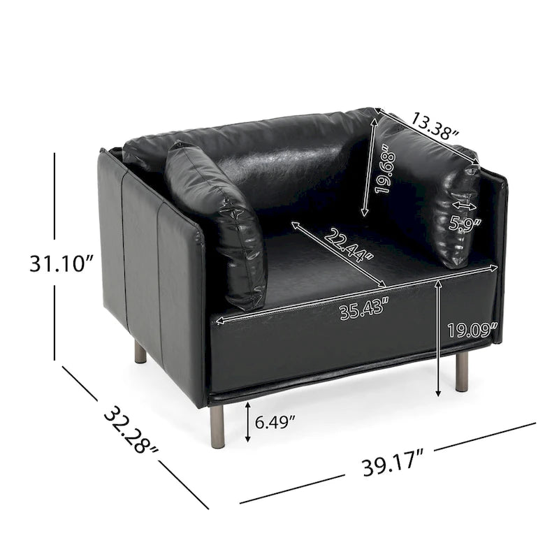 fauteuil inclinable en similicuir