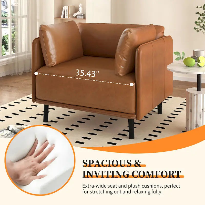 fauteuil inclinable en similicuir