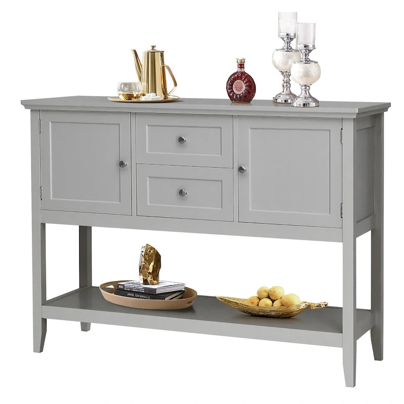 Table de salle à manger buffet/bahut avec console en bois et tiroirs