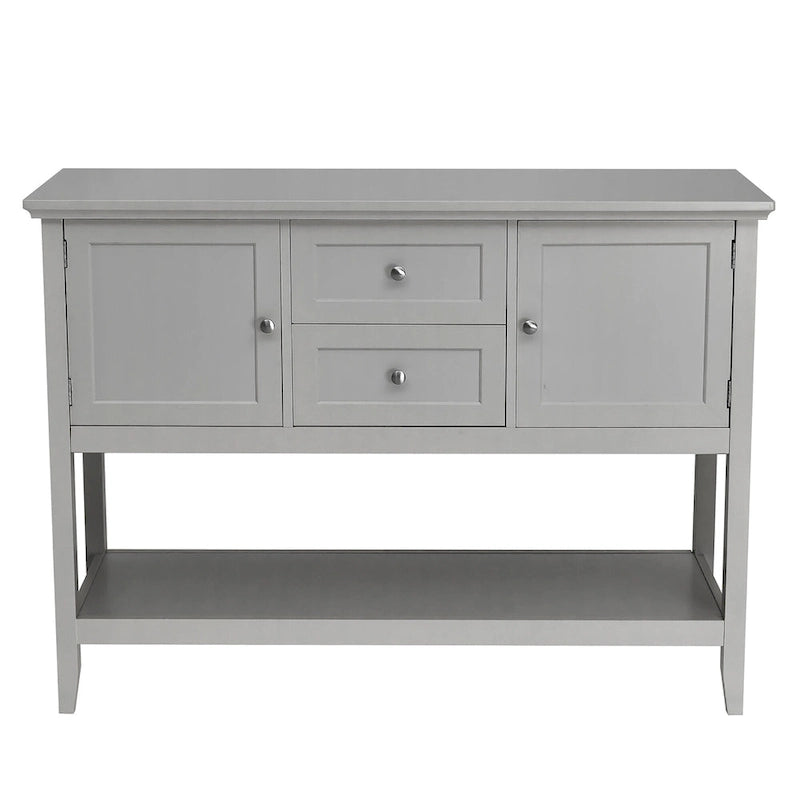 Table de salle à manger buffet/bahut avec console en bois et tiroirs