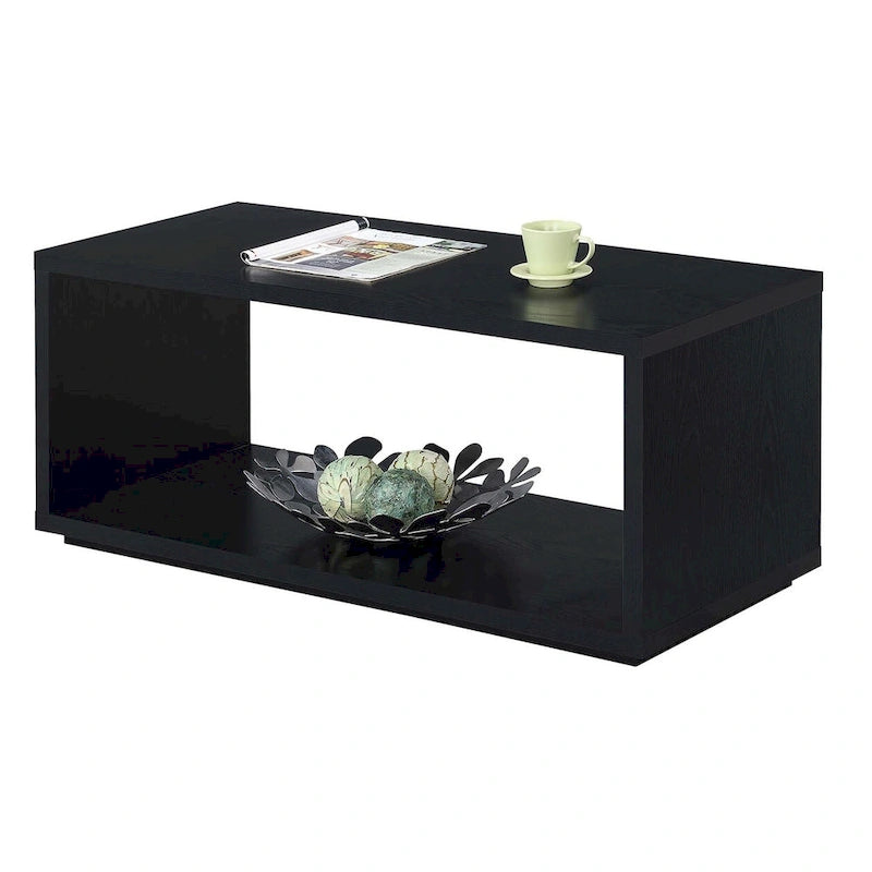 Table basse avec étagères