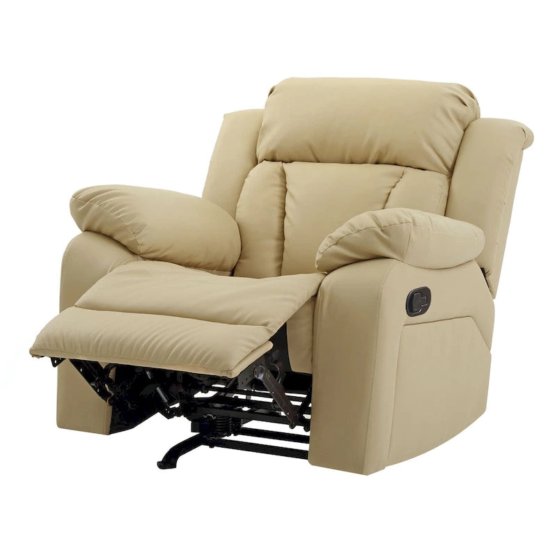 Fauteuil à bascule/relax en similicuir