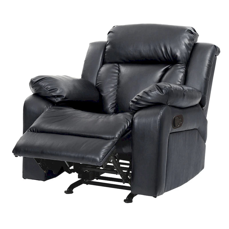 Fauteuil à bascule/relax en similicuir
