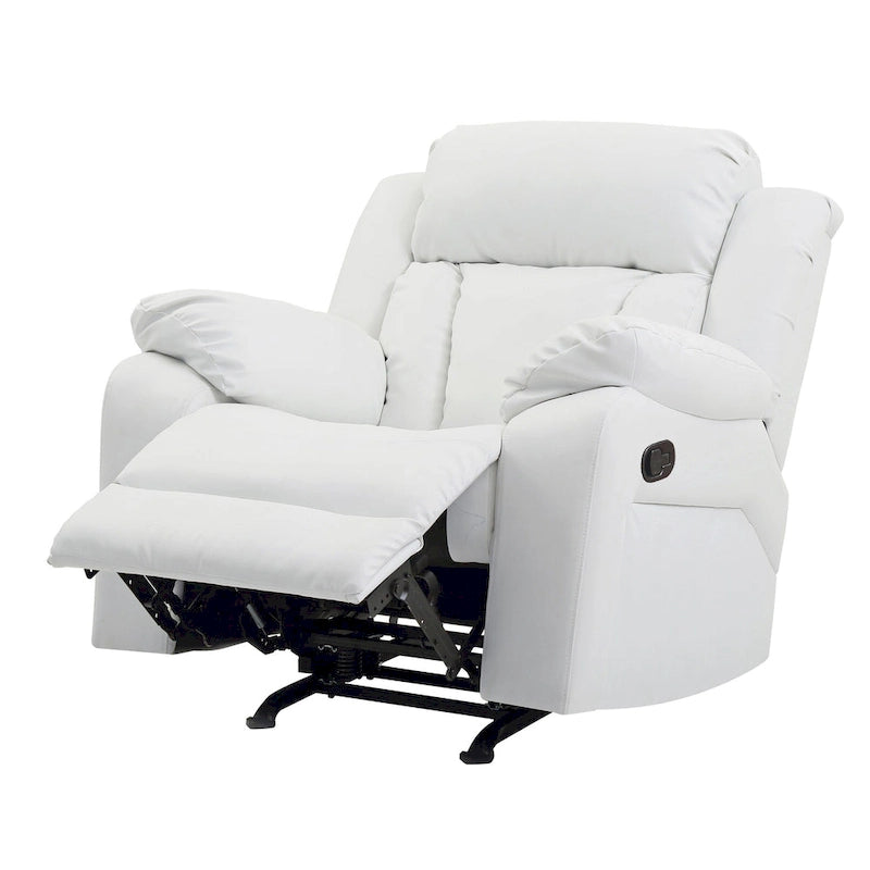 Fauteuil à bascule/relax en similicuir