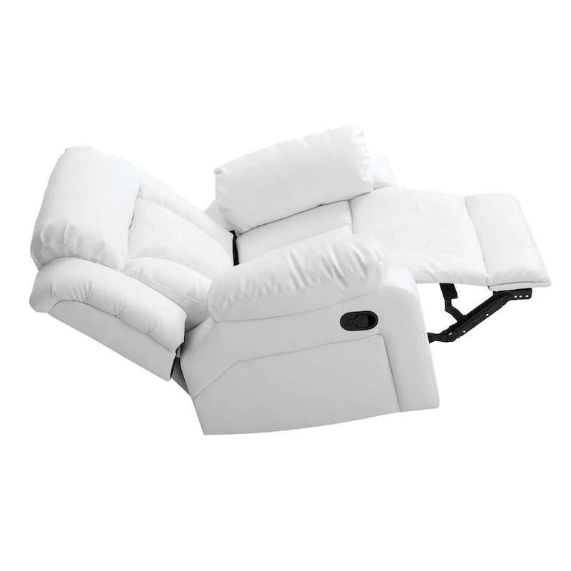 Fauteuil à bascule/relax en similicuir