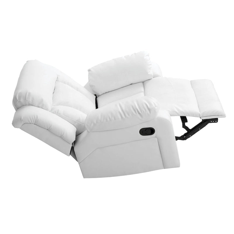 Fauteuil à bascule/relax en similicuir