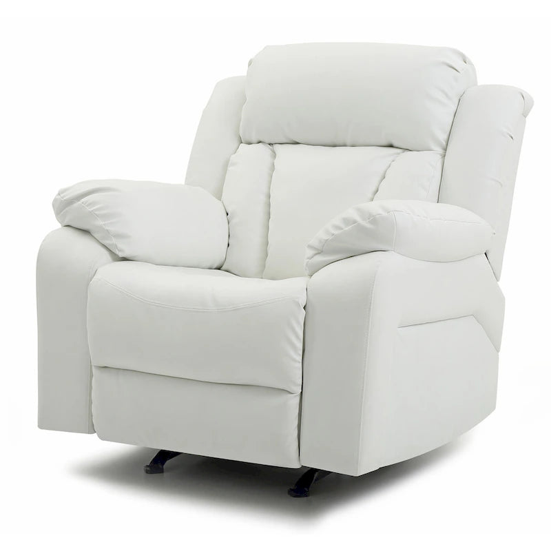 Fauteuil à bascule/relax en similicuir