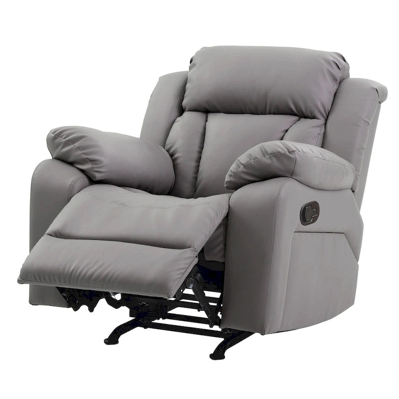 Fauteuil à bascule/relax en similicuir