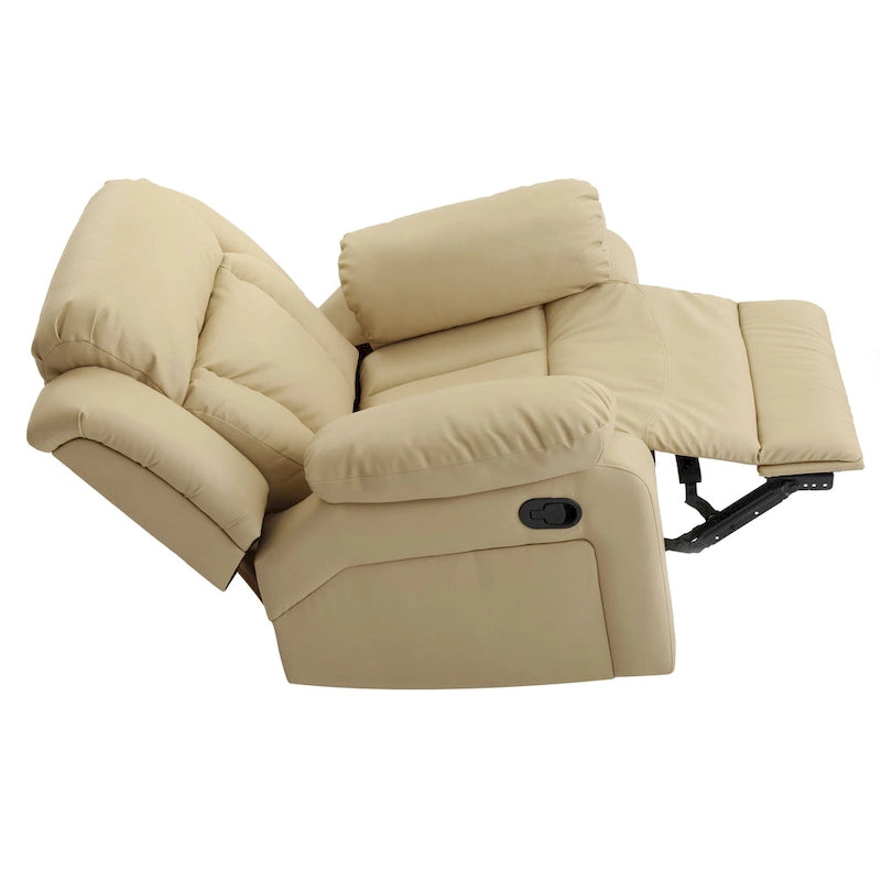 Fauteuil à bascule/relax en similicuir