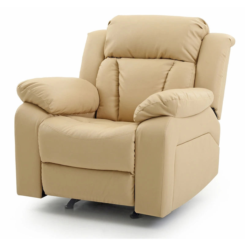 Fauteuil à bascule/relax en similicuir