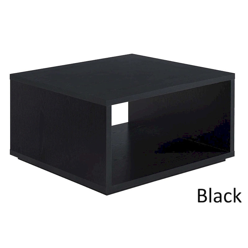 Table basse carrée avec étagères