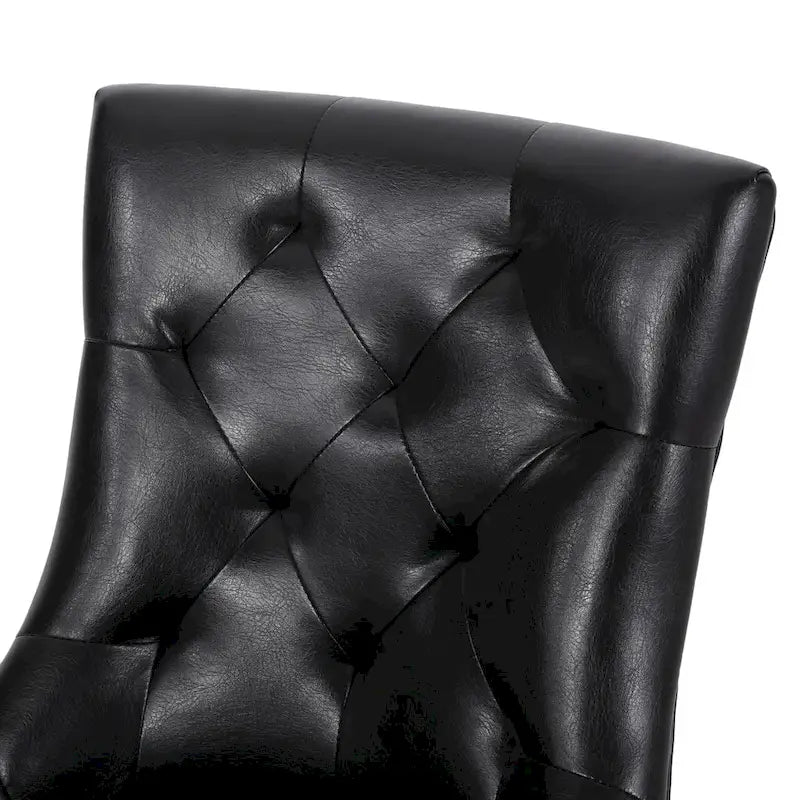 Chaises de salle à manger capitonnées Chenie (ensemble de deux).