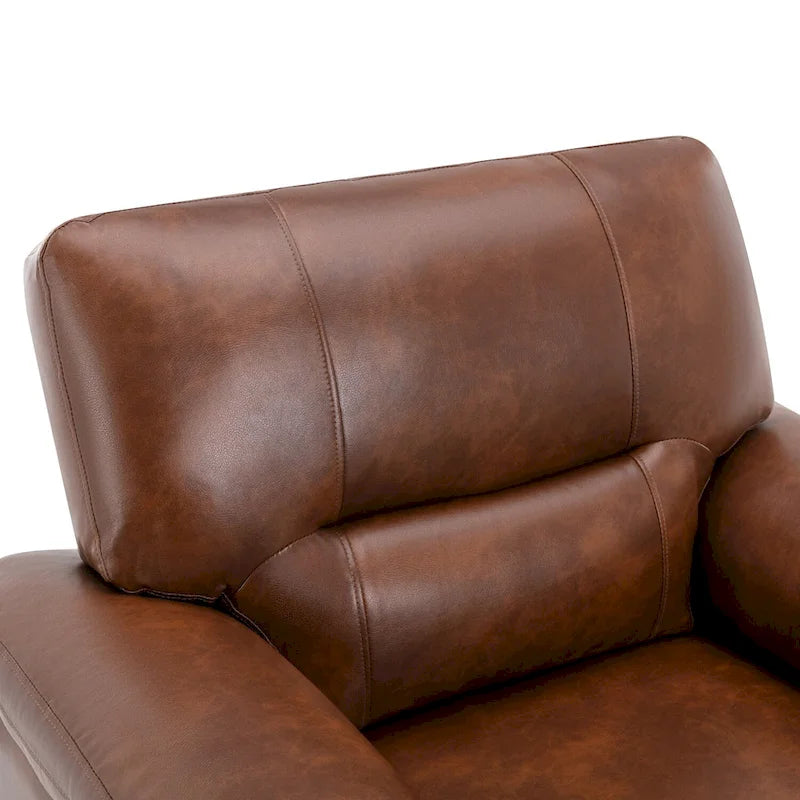 Fauteuil de salon en similicuir
