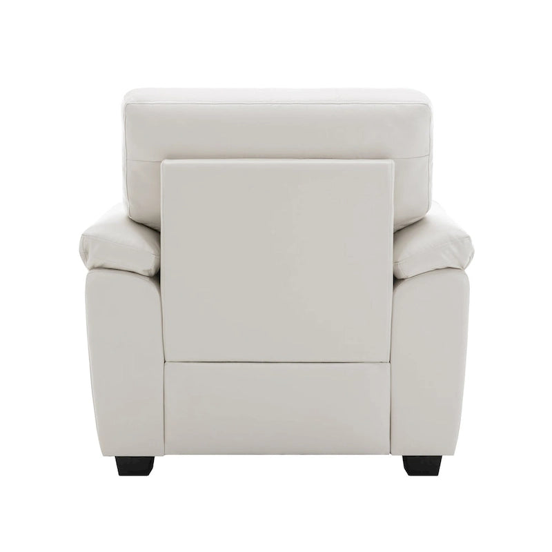 Fauteuil de salon en similicuir