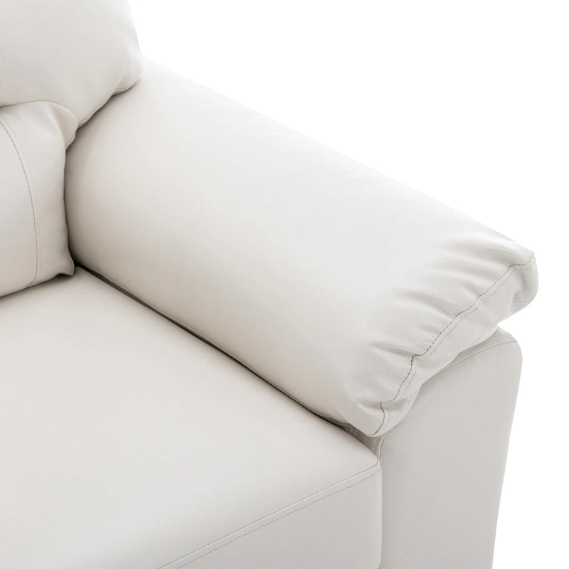 Fauteuil de salon en similicuir