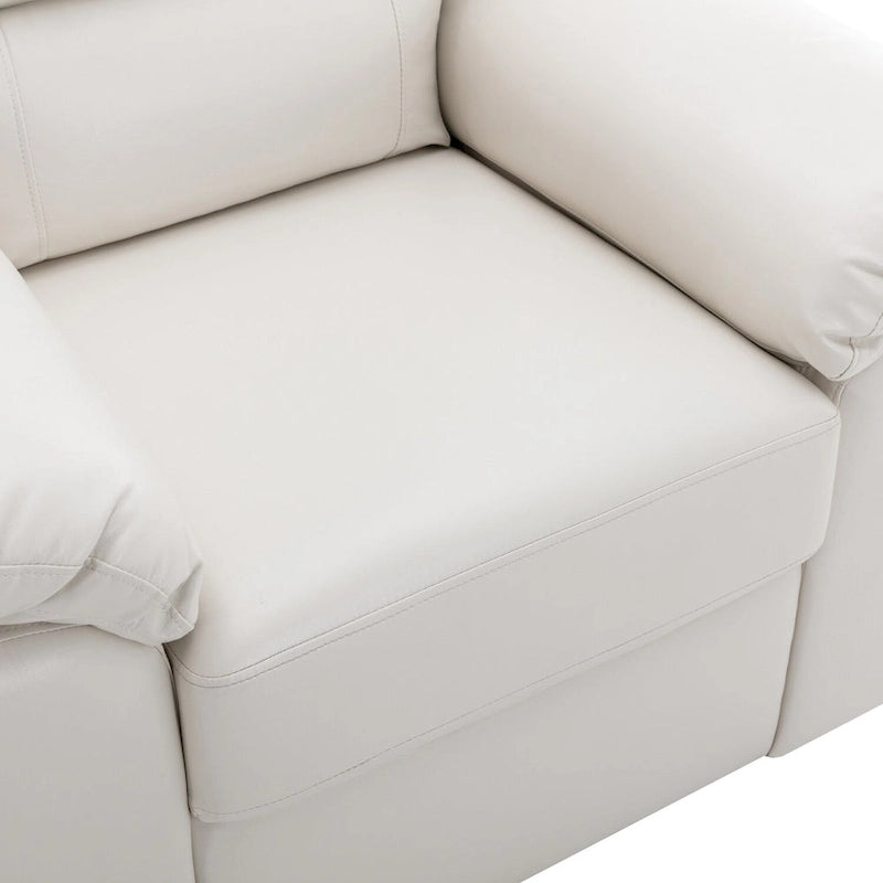 Fauteuil de salon en similicuir