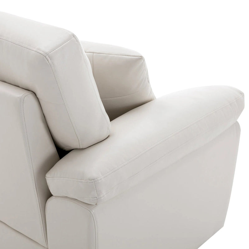 Fauteuil de salon en similicuir