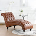 Chaise longue capitonnée sans accoudoirs - 62,8 x 27,17 x 32,87
