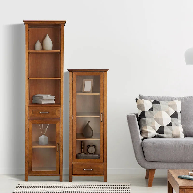 Armoire à linge sur pied – 13,5 pouces de long x 17 pouces de large x 65 pouces de haut