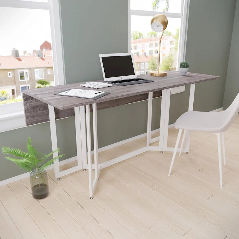 Table pliante gris sec pour meubles