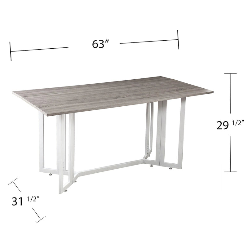 Table pliante gris sec pour meubles