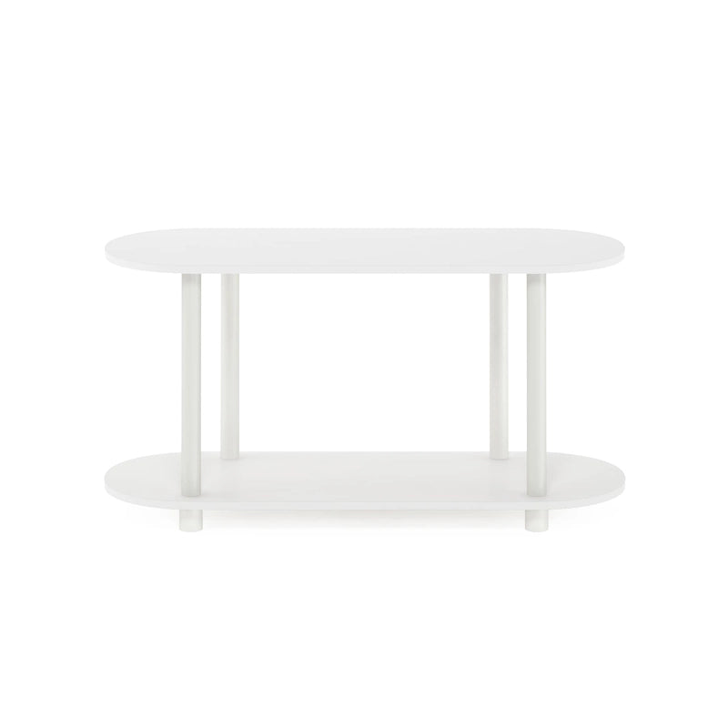 Table d'appoint ovale moderne sans outils
