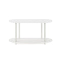 Table d'appoint ovale moderne sans outils