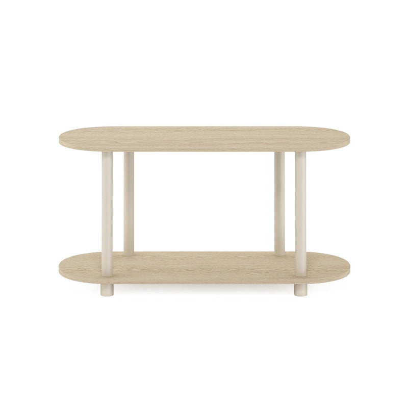 Table d'appoint ovale moderne sans outils
