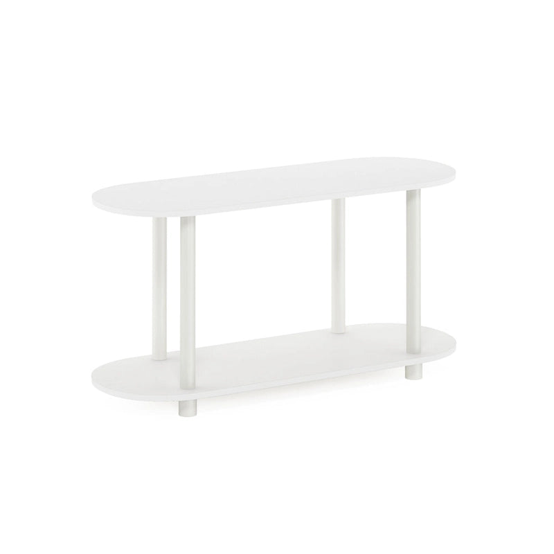 Table d'appoint ovale moderne sans outils