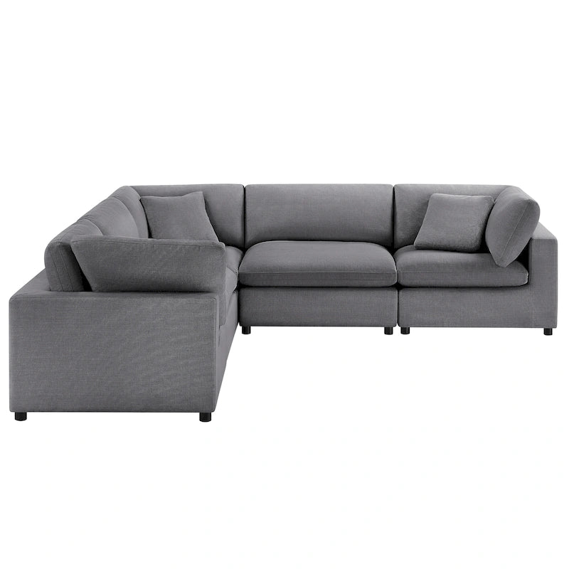 Ensemble de canapé modulable cinq pièces