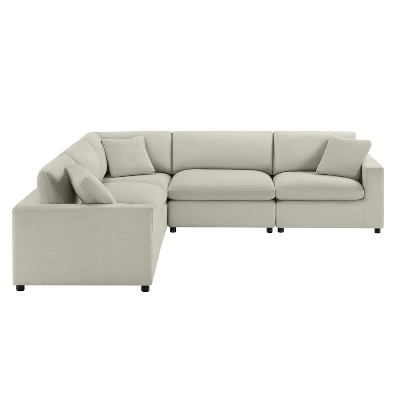 Ensemble de canapé modulable cinq pièces