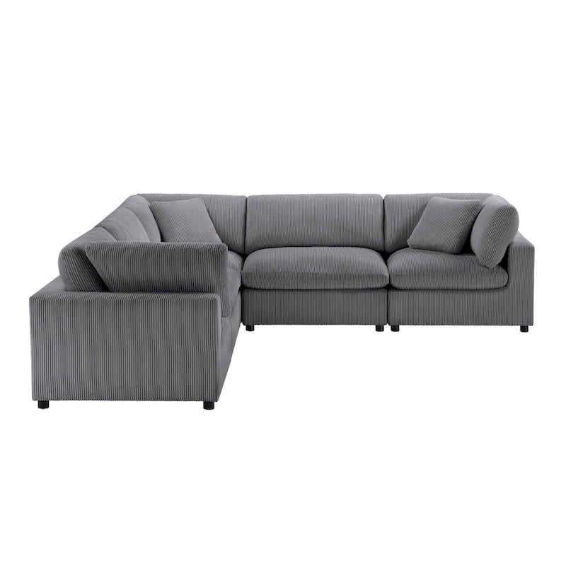 Ensemble de canapé modulable cinq pièces