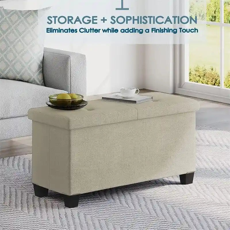 Banc de rangement ottoman