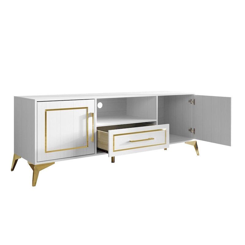 Meuble TV moderne blanc