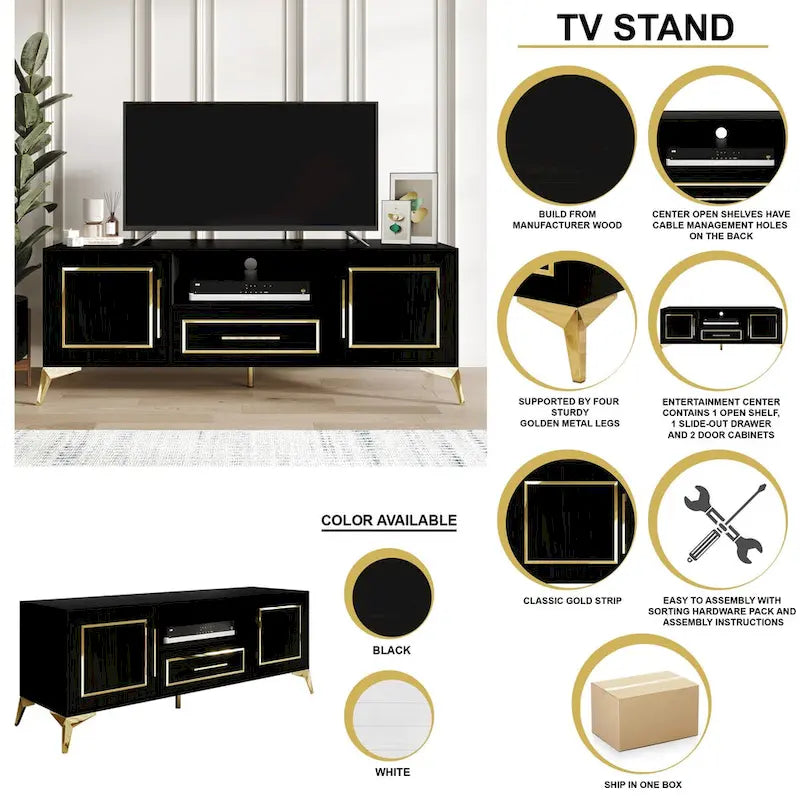 Meuble TV moderne blanc