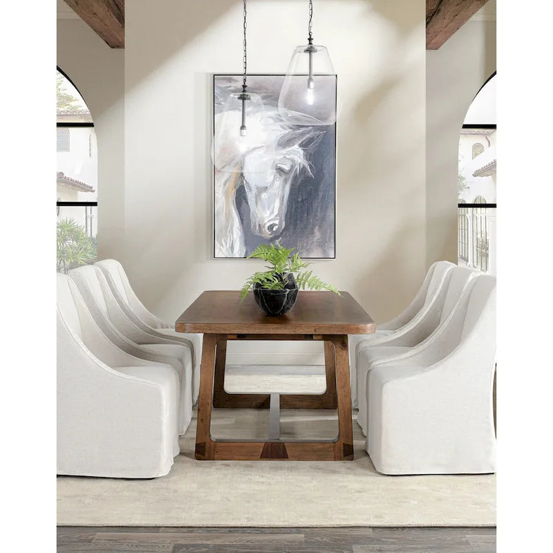 Table à manger extensible, gris fumé - 80-110cm de large x 39cm de profondeur x 30cm de haut