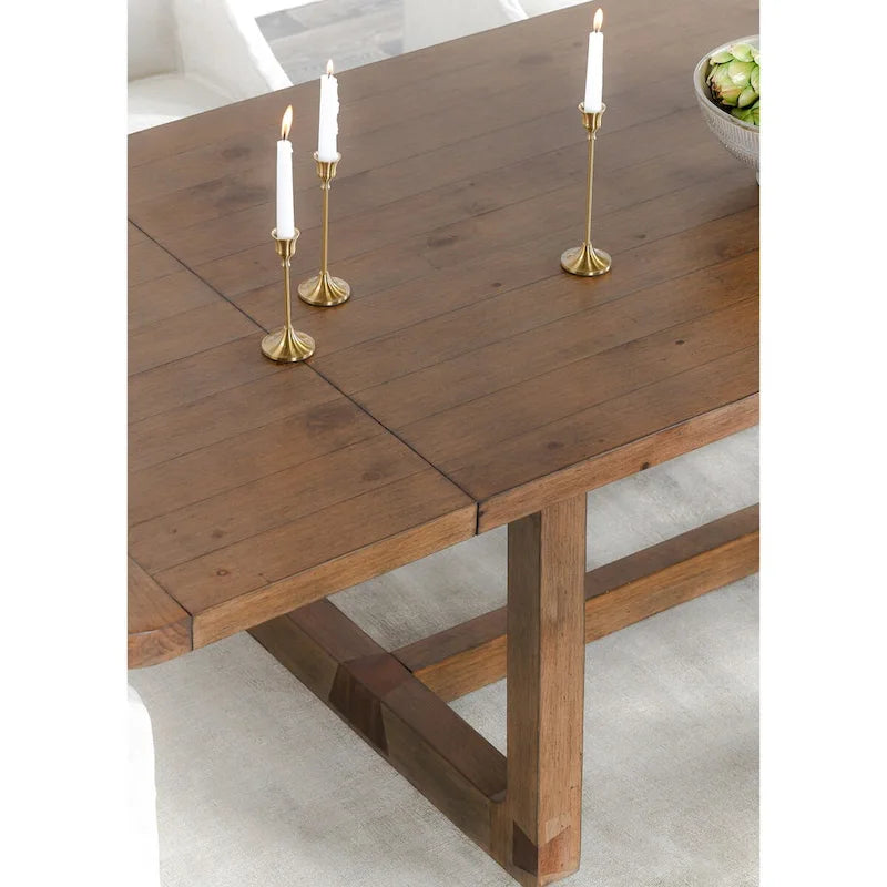 Table à manger extensible, gris fumé - 80-110cm de large x 39cm de profondeur x 30cm de haut