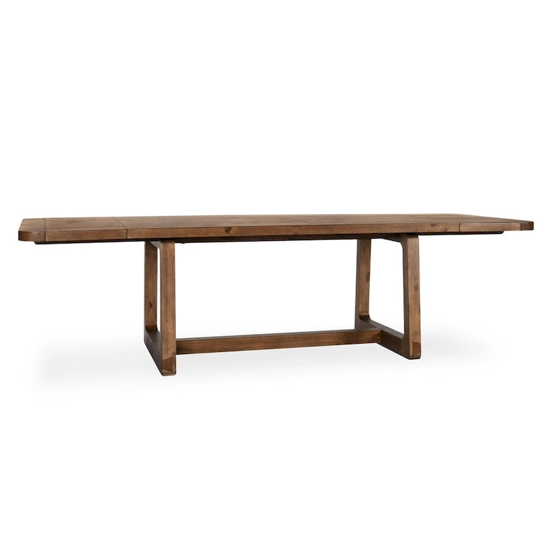 Table à manger extensible, gris fumé - 80-110cm de large x 39cm de profondeur x 30cm de haut